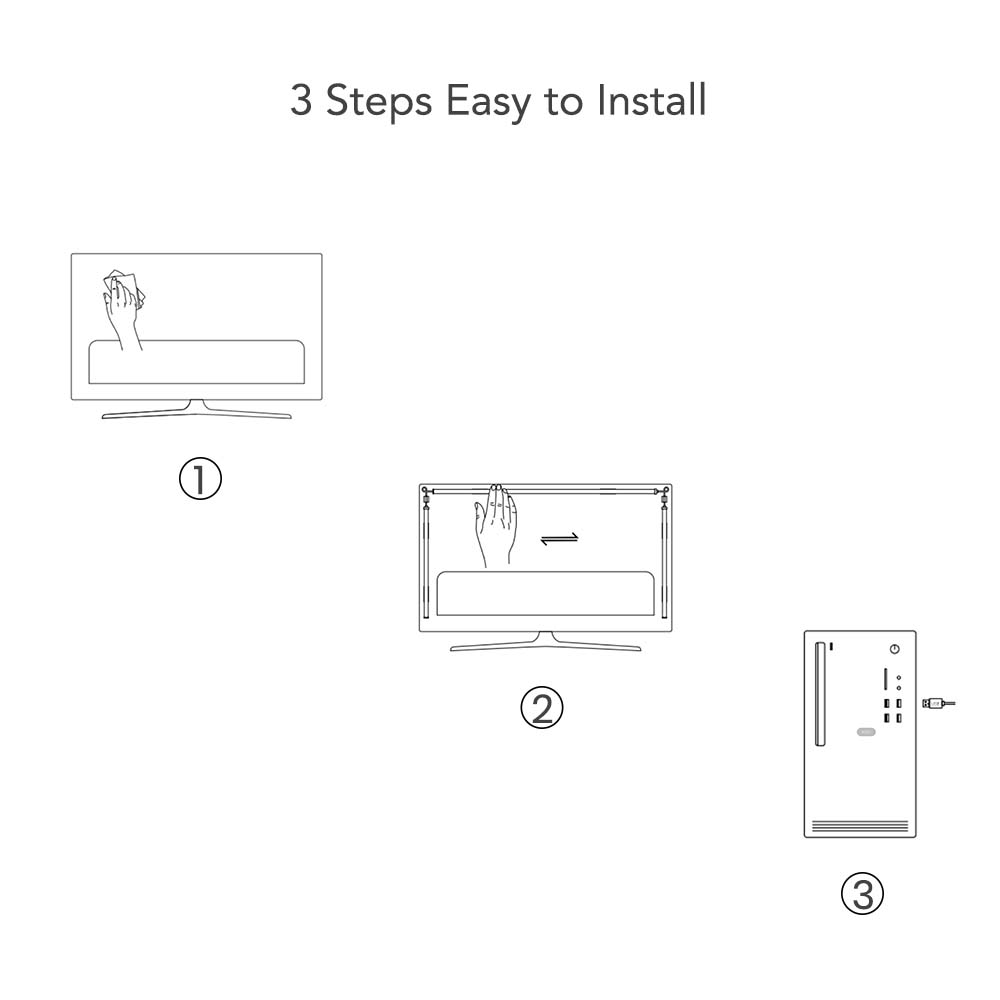 RGBaby Smart RGB Light Strip Sync with Computer Screen