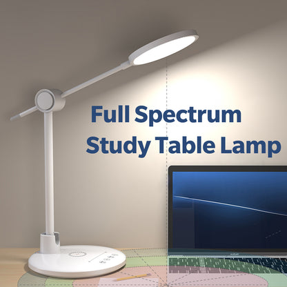 White Full Spectrum Study Table Lamp