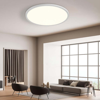 Full Spectrum Round White Lamp for Bedroom & Balcony
