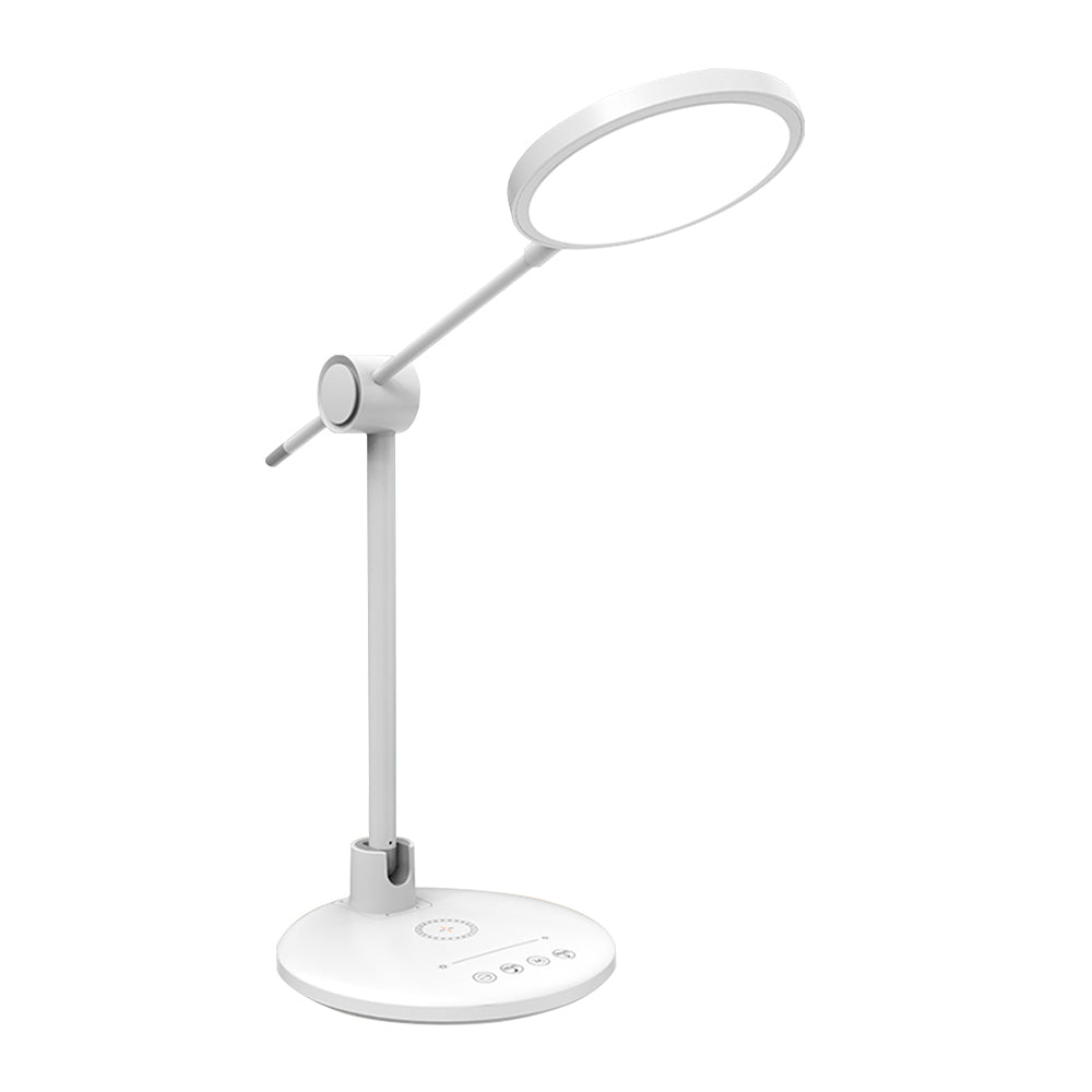 White Full Spectrum Study Table Lamp